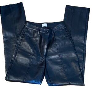 Aritzia Wilfred Rebel faux leather Pant size 0
